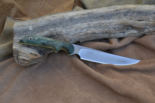 103-19 Teal Maple burl, Medium utility