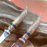 133/134-21 Stabilized Spalted Maple Carving Set