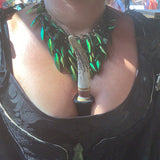 105-21 Elk Antler Tip Medium Bodice Dagger