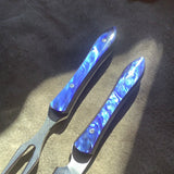 109-21 Midnight Blue Kirinite eating set