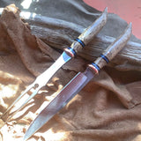 133/134-21 Stabilized Spalted Maple Carving Set