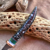 112-22 Black Sparkle Rafir with Teal Maple Burl