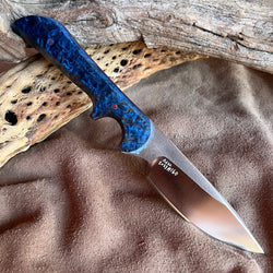 23-160 Blue Karelian Burl Skinner