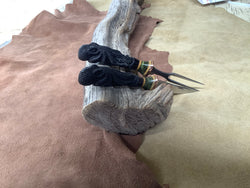 25-34 Octopus Carved Water Buffalo Eating Set