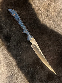 23-213 Stabilized Blue Karelian Burl Filet