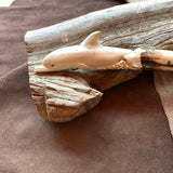23-182 Dolphin Carved Deer Antler Narrow Fillet