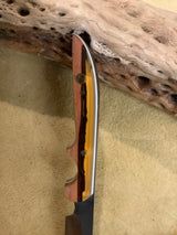 25-168 - Stabilized Orange Mango with Orange Resin Narrow Carver
