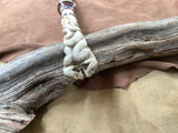 25-49 - Entwined Snake Carved Deer Antler Medium Clip Point Carver