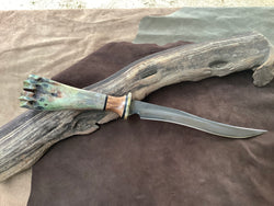 25-77 - Stabilized Red and Brown Bone Long Recurve