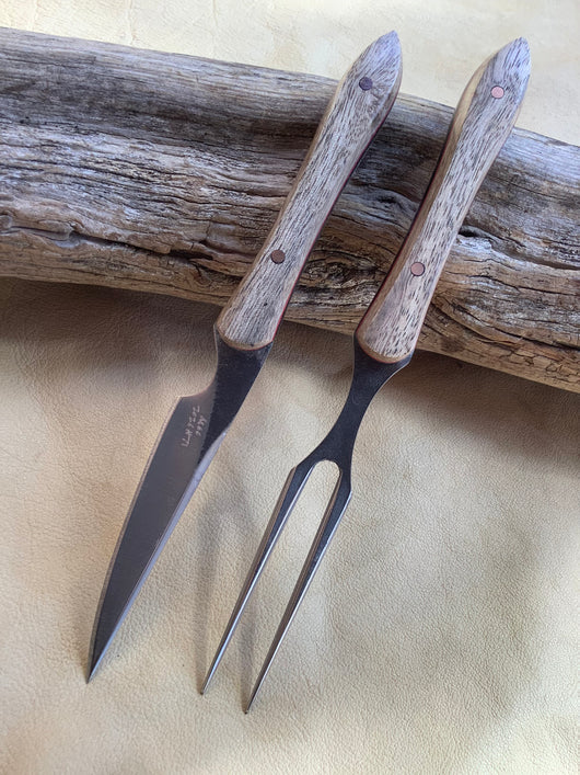 26-71 - Spalted Mango Eating Set