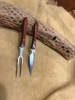25-162 - Padauk Eating Set