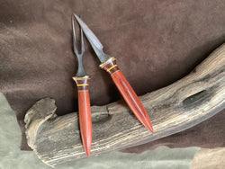 25-69 - Padauk Eating Set