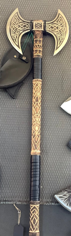 AW042- Anubis - Double Headed Round Axe