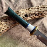 23-78 Stabilized Teal Dyed Korilean Burl