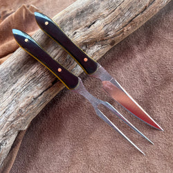 24-80 Water Buffalo Yellow G10 Eating Set