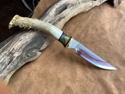 25-151 - Deer Antler Crown Drop Point Utility