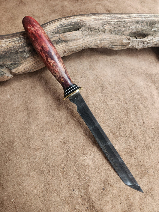 25-120 Stabilized Red & Yellow Karelian Burl