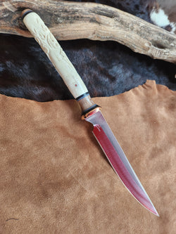 25-108 - Polynesian Carved Deer Antler Carver