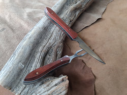 25-56 - Padauk Eating Set