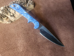 26-59 - Blue Maple Burl Drop Point Utility