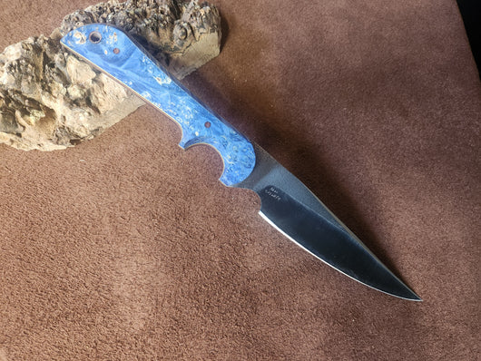 26-59 - Blue Maple Burl Drop Point Utility