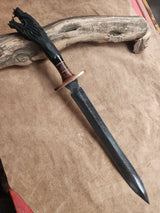 25-126 Loong Dragon Carved Water Buffalo