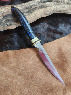 25-111 - Blue Sparkle Raffir Narrow Carver