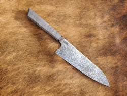 NHB017 - Stabilized Curly Maple Kitchen Knife