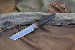 33-19 Black dyed silky oak medium Tanto