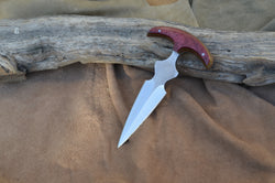 9-19 Red dyed Mango push dagger