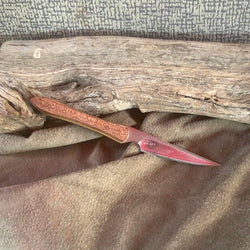 83-21 Stabilized Mahogany, Eating Knife