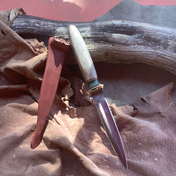 28-21 Stabilized Maple w/Worm Holes Bodice Dagger