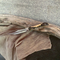 76-21 Stabilized Icelandic Birch w/ Clear and Brown Resin, Narrow Persian