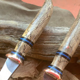 133/134-21 Stabilized Spalted Maple Carving Set