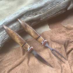 25-21 Stabilized Yellow Dyed Mango eating set