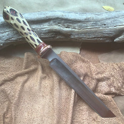 2-21 Cactus w/Red Resin Long Tanto