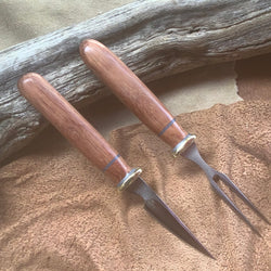 26-21 Bubinga eating set