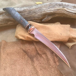 5-21 Talon w/ Stabilized Blue Dyed Maple Burl