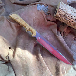 134-22 Stabilized Yellow Dyed Quilted Maple with Yellow / White G10