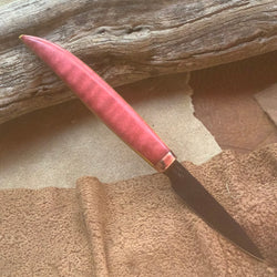 51-21 Red Dyed Quilted Maple Pairing