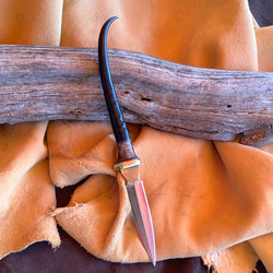 52-22 Female Springbok, Stabilized Mango, Medium Bodice Dagger