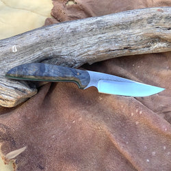 184-22 Stabilized Blue Dyed Spalted Maple