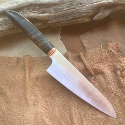 47-21 Red & Green Dyed Maple Burl Chef