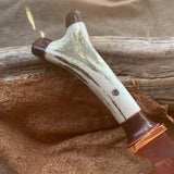 132-21 Antler “Y” with Cane Tip Drop Point Utility