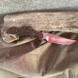 71-21 Stabilized Black Dyed Mahogany, Drop Point Utility